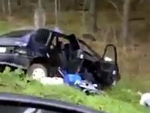 Огромная автопробка на трассе М-7 возникла после аварии с участием 3 машин