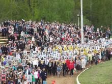 По данным организаторов, в акции 'Бессмертный полк' приняли участие 53 тысячи челнинцев