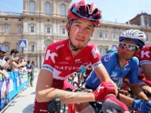 Травмированный Ильнур Закарин финишировал сегодня седьмым на велогонке «Джиро д Италия»