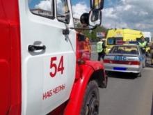 На остановке 'Пушкинская' микроавтобус наехал на пьяного мужчину