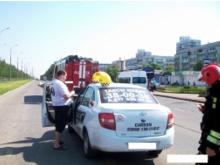 На Московском проспекте водитель такси сбил мальчика на велосипеде