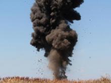 В Елабужском районе у деревни Костенеево взорвали артиллерийский снаряд