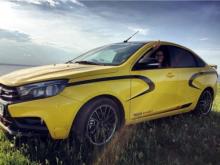Дочь директора ижевского автозавода показала 'Lada Vesta Sport' до официальной премьеры