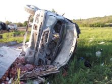 Под Альметьевском подрезали 'Газель', груженую картошкой. Ищут свидетелей ДТП