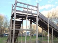 Детская зимняя горка на Набережной Тукая простояла до июня