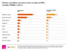Какими платежными системами пользуются россияне для платежей онлайн