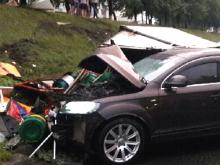 Водитель 'Ауди', столкнувшейся с 'Газелью' на проспекте Хасана Туфана, был пьян