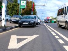 Около 200 челнинских водителей оштрафованы за движение и парковку на полосах для автобусов