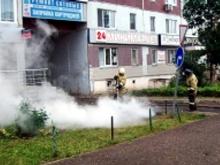  Воскресным утром у дома 62/02 неизвестные подожгли мотоцикл