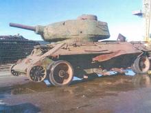 Танк, который установят в парке Победы, защищал блокадный Ленинград