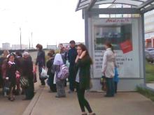 30 микроавтобусов сегодня прекратили возить пассажиров по 206-му маршруту