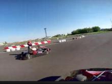 Челнинец прокатился на карте по новому картодрому и снял свой проезд на видео