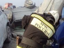 Семья из 3 человек пострадала при лобовом столкновении «Газели» и «Мицубиси» по дороге в Сарманово