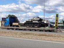 Танк Т-34 сегодня начнут устанавливать в парке Победы