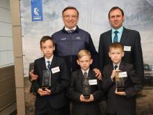 Юные челнинцы показали Сергею Когогину проект роботизированной станции ТО для грузовиков