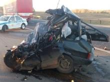 В страшном лобовом столкновении на трассе М-7 погиб сотрудник МЧС и его семья (видео)