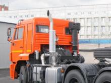 На грузовике 'КАМАЗ' можно направить выхлопные газы в любую сторону - как захочет заказчик