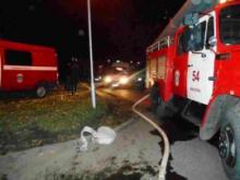 Во время пожара в доме 11/14 два виновника происшествия отравились угарным газом