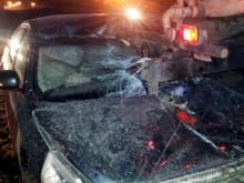 На трассе 'Набережные Челны - Альметьевск' легковая иномарка залетела под 'КАМАЗ'