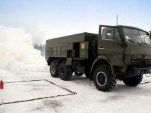 Российская армия получила 'КАМАЗы' с термодымовыми аппаратами для маскировки объектов