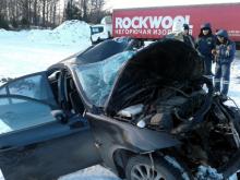 Челнинец на 'БМВ' разбился насмерть, столкнувшись на трассе М-7 с фурой