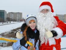 В Набережных Челнах с Элеваторного моста спрыгнул Дед Мороз