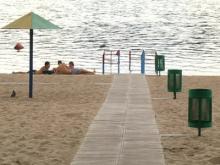 На улице Центральной будет обустроен пляж с площадками для футбола и волейбола