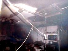 Ночью возле автосервиса «Челны Лада» обгорело кафе «Восточная кухня»