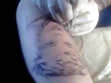 Фанатка молодой звезды Элвина Грея сделала тату с его изображением. Ее поступок сразу осудили