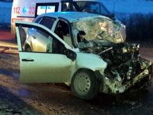 В столкновении 'УАЗа' и 'Лады Калины' на трассе Альметьевск - Азнакаево погиб один из водителей