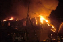 Сгорела баня в селе Новотроицкое