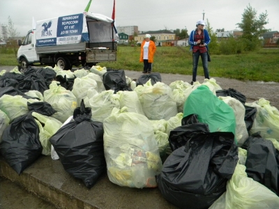 Мусорный "урожай": собран за два часа