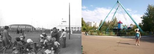 Вид из парка Победы