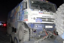  Гоночные 'КАМАЗы' вернулись в Набережные Челны с 'Дакара'