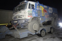  Гоночные 'КАМАЗы' вернулись в Набережные Челны с 'Дакара'