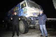  Гоночные 'КАМАЗы' вернулись в Набережные Челны с 'Дакара'