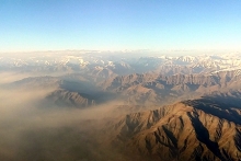 Горы Альборз у подножия Эльбруса.