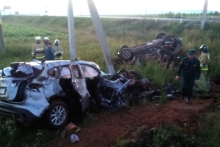 В Татарстане в ночном ДТП погибло 4 человека