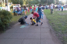 Наиль Магдеев раздавал автографы в 27-м комплексе