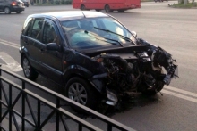 В Казани перевернулся грузовик, в кузове которого перевозились военнослужащие МВД