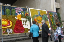 На фестивале цветов победу одержал «парк юрского периода» от компании «Махалля»