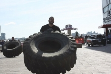 Фитнесc - инструктор из Набережных Челнов стал победителем 'Богатырских забав'