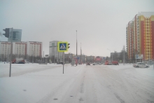 Челнинские дорожники вновь не справились со снегопадом