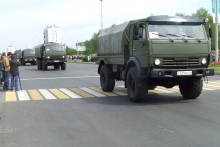 9 мая, Набережные Челны, парад Победы и возложение венков к Вечному огню