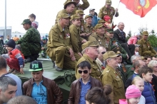 9 мая, Набережные Челны, парад Победы и возложение венков к Вечному огню