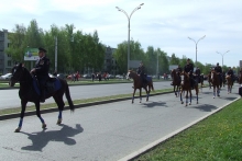 9 мая, Набережные Челны, парад Победы и возложение венков к Вечному огню