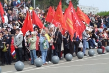 9 мая, Набережные Челны, парад Победы и возложение венков к Вечному огню