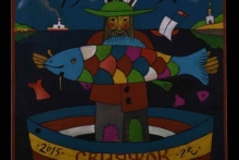 В Картинной галерее посетителей накормили настоящей ухой