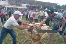 Сабантуй-2016: недолгий холодный дождь не помешал челнинцам участвовать в народных играх