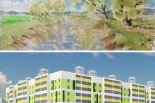 Главный архитектор показал, как подобрали новые цвета для фасадов челнинских домов